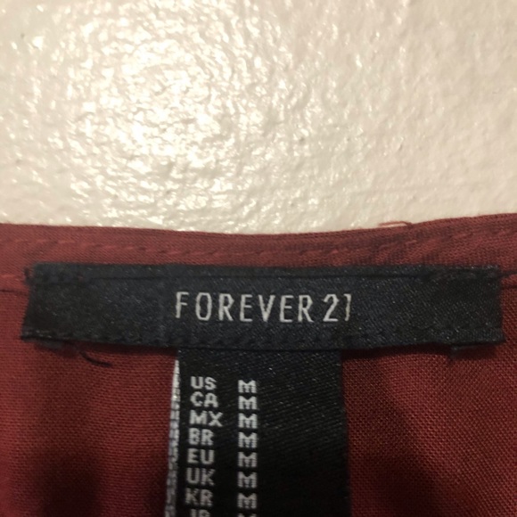 Forever 21 Chestnut Floral Print Dress - Picture 7 of 7